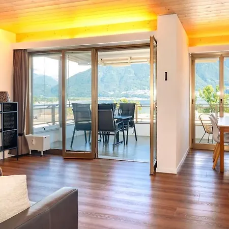 Marlis 180 View Swimming Pool And Parking Appartamento Minusio